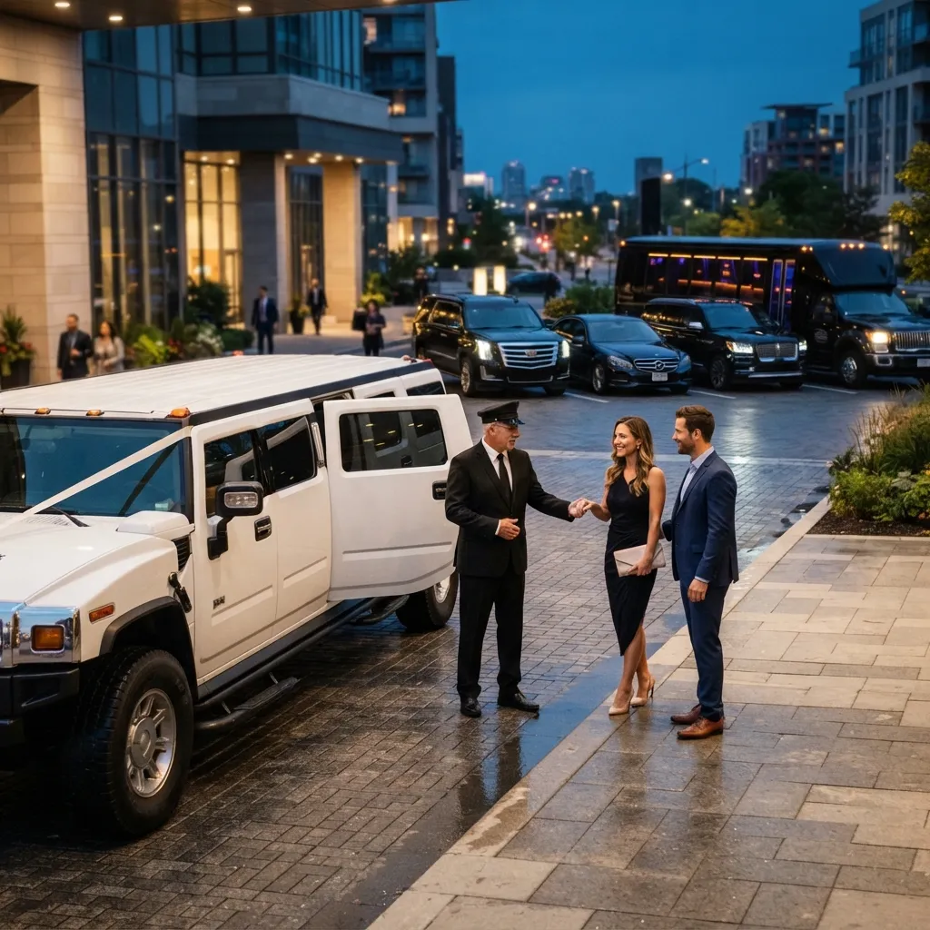 Vaughan limousine service professional chauffeur luxury fleet safe transportation